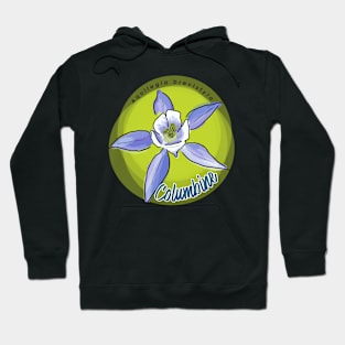 Blue Columbine Hoodie